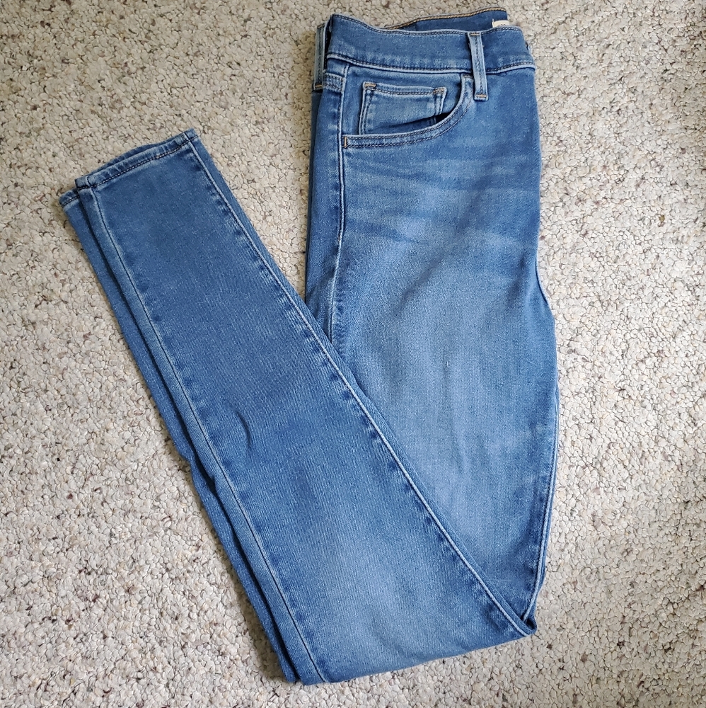 720 High Rise Skinny Stretch Jeans